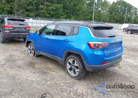 2020 Jeep Compass Limited 4X4 из США, поврежденный, VIN 3C4NJDCB7LT208827